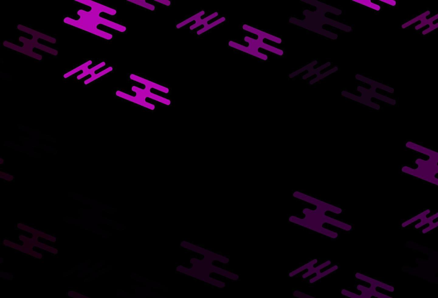 Telón de fondo de vector púrpura oscuro con líneas largas.