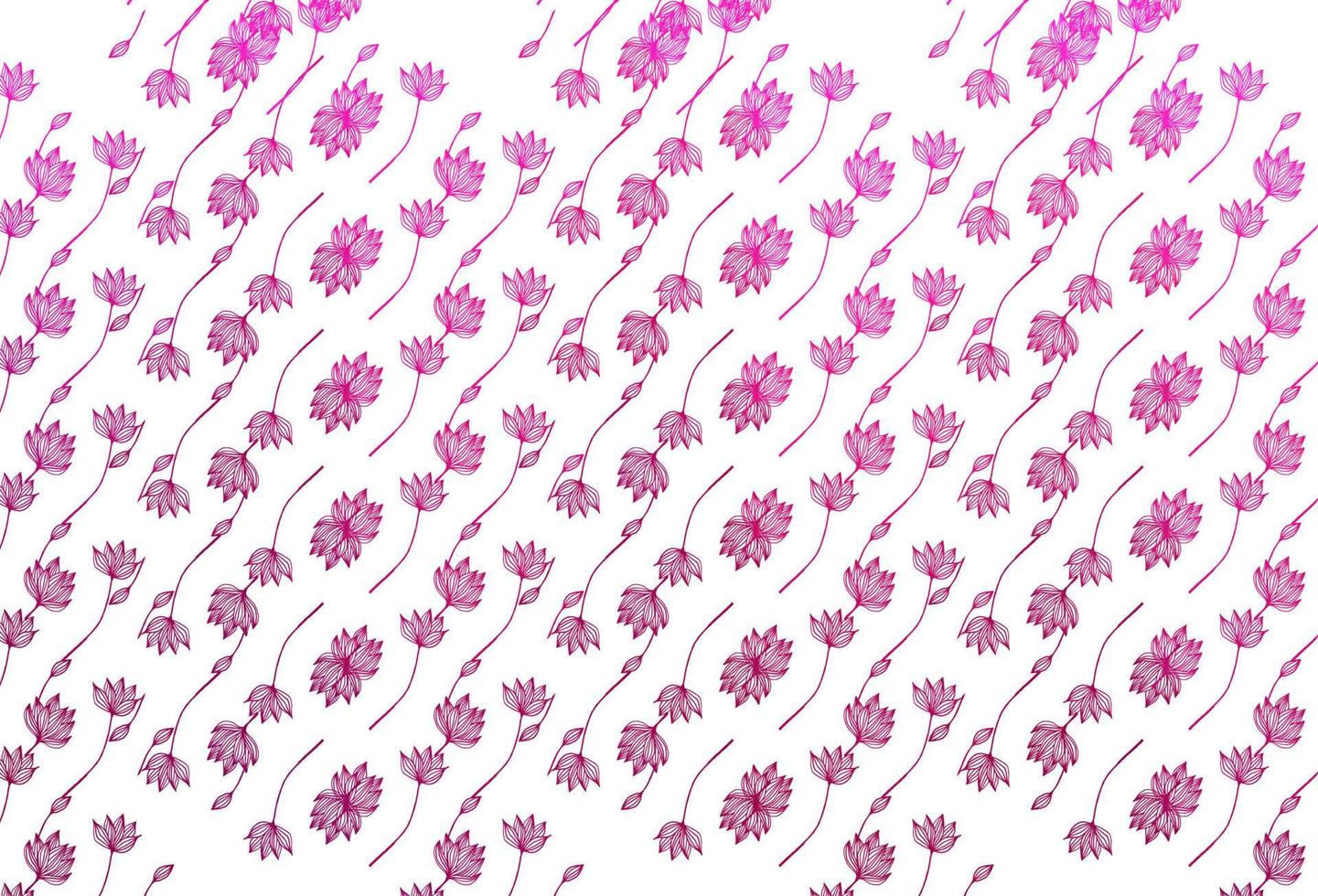 Light Pink vector sketch pattern.