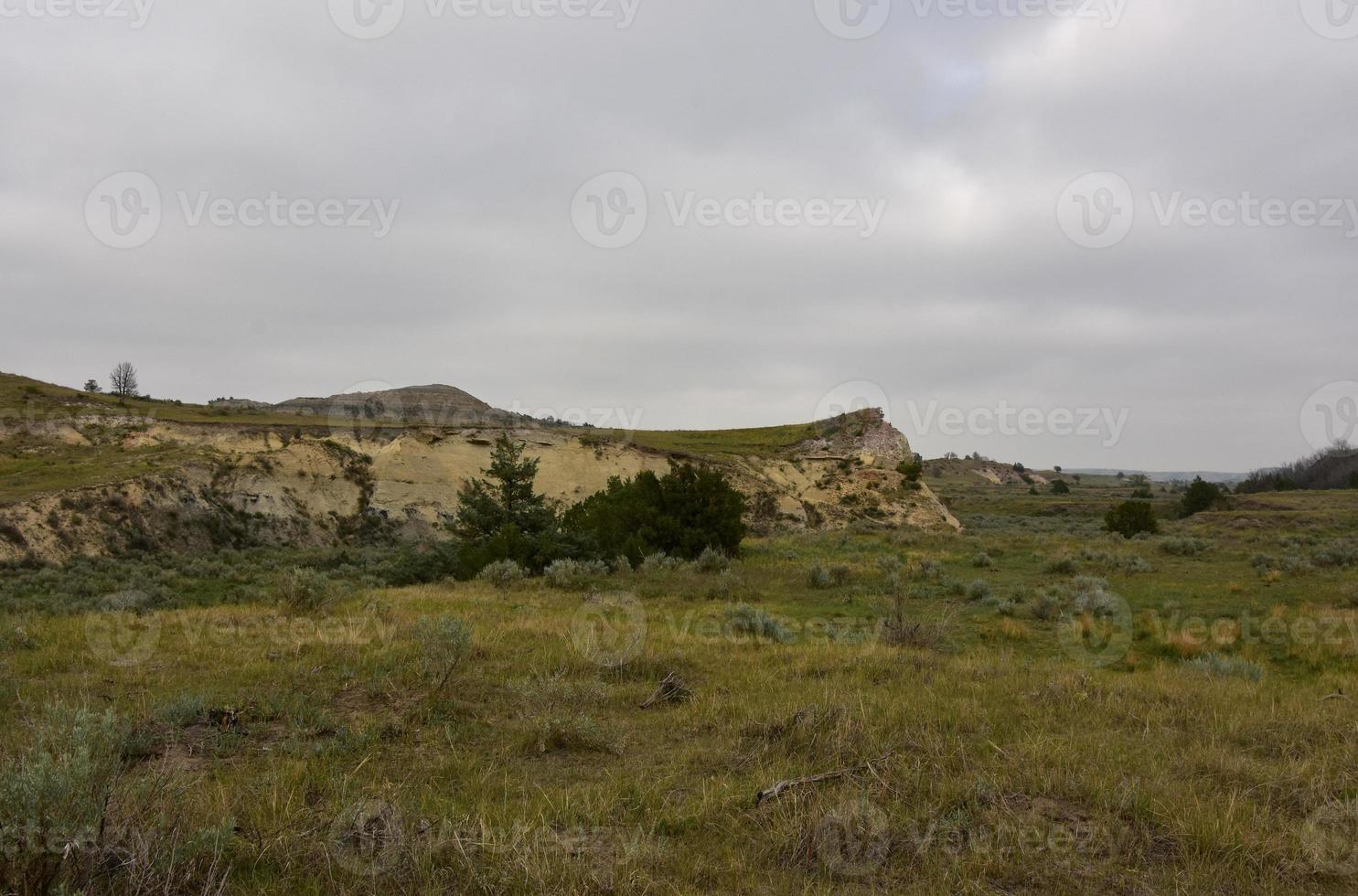 View of Landscape in Theodore Roosevelt National Park South Unit photo