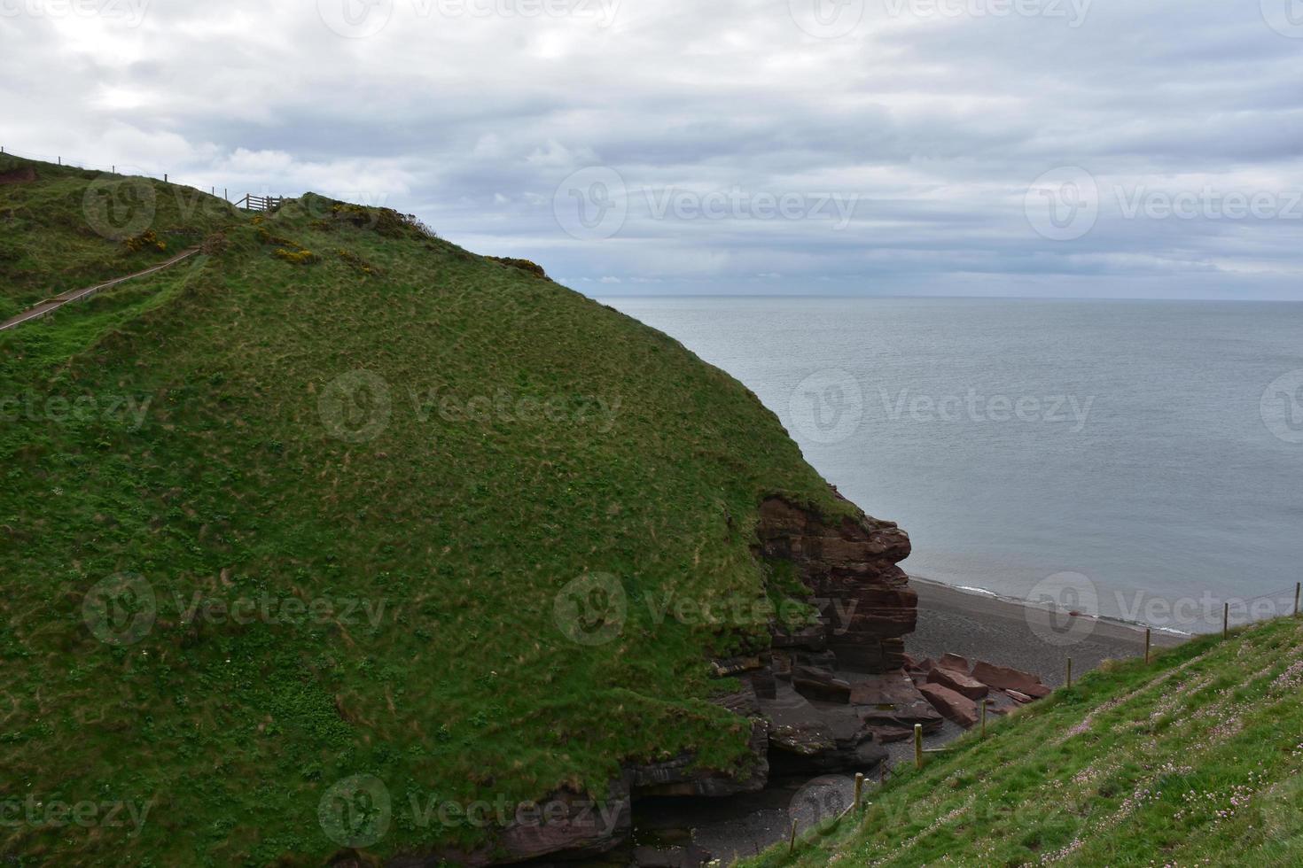 Rolling Green Hills Down to the Irish Sea in St Bees photo