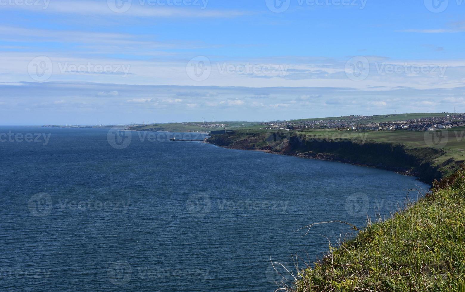A Look at Whitehaven from St Bees on the Coastal Walk photo