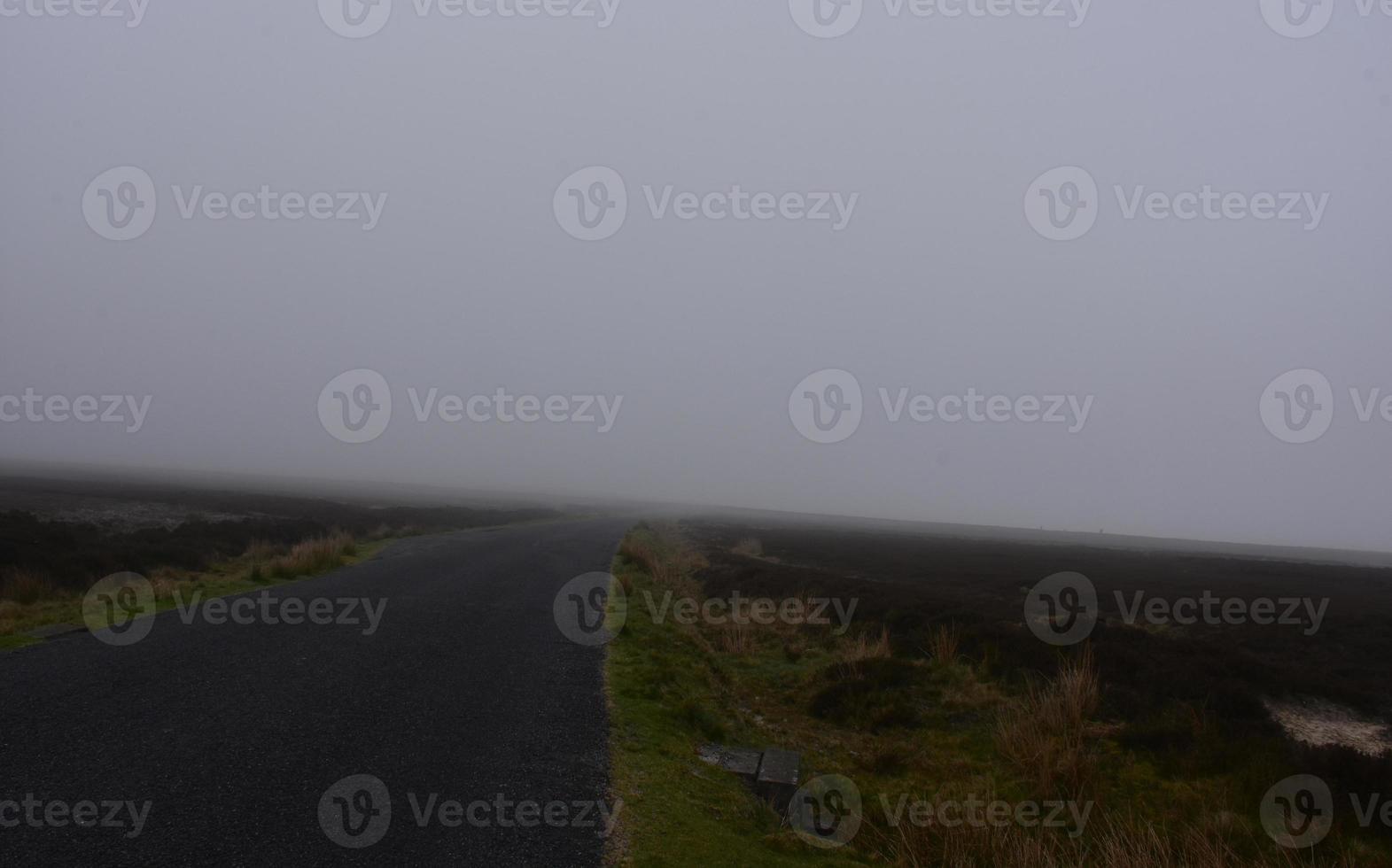 Stormy Day on the Moors of Northern England photo
