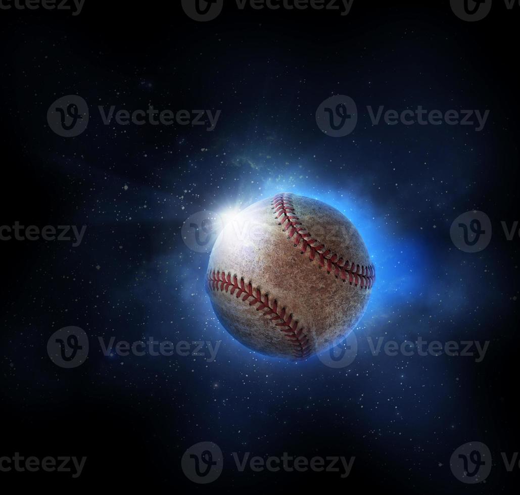 pelota de beisbol concepto de juego de pelota de béisbol foto