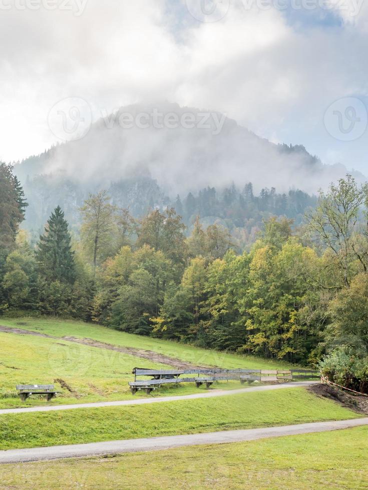 Landscape view in Bavaria, Germany photo