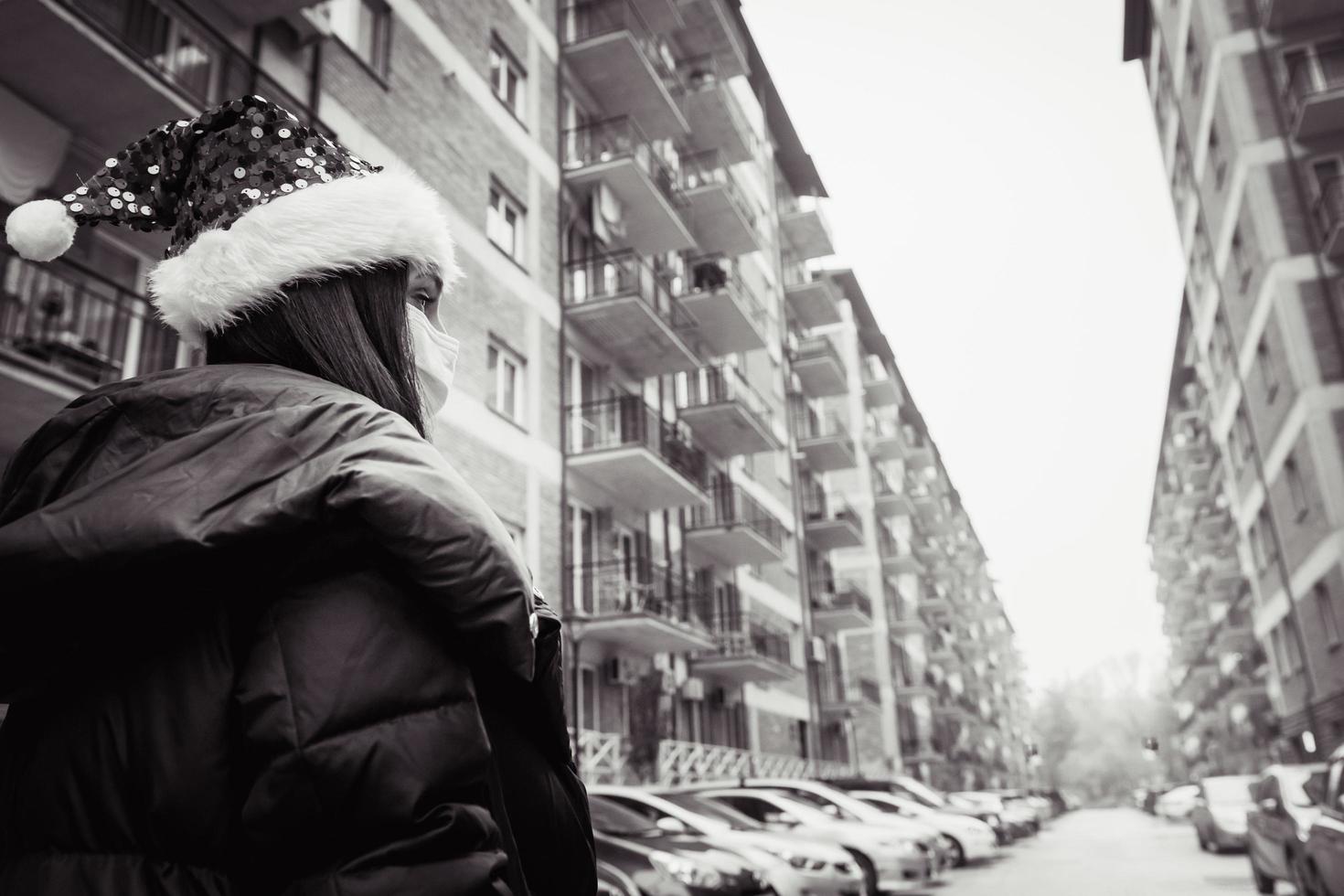 woman in street photo