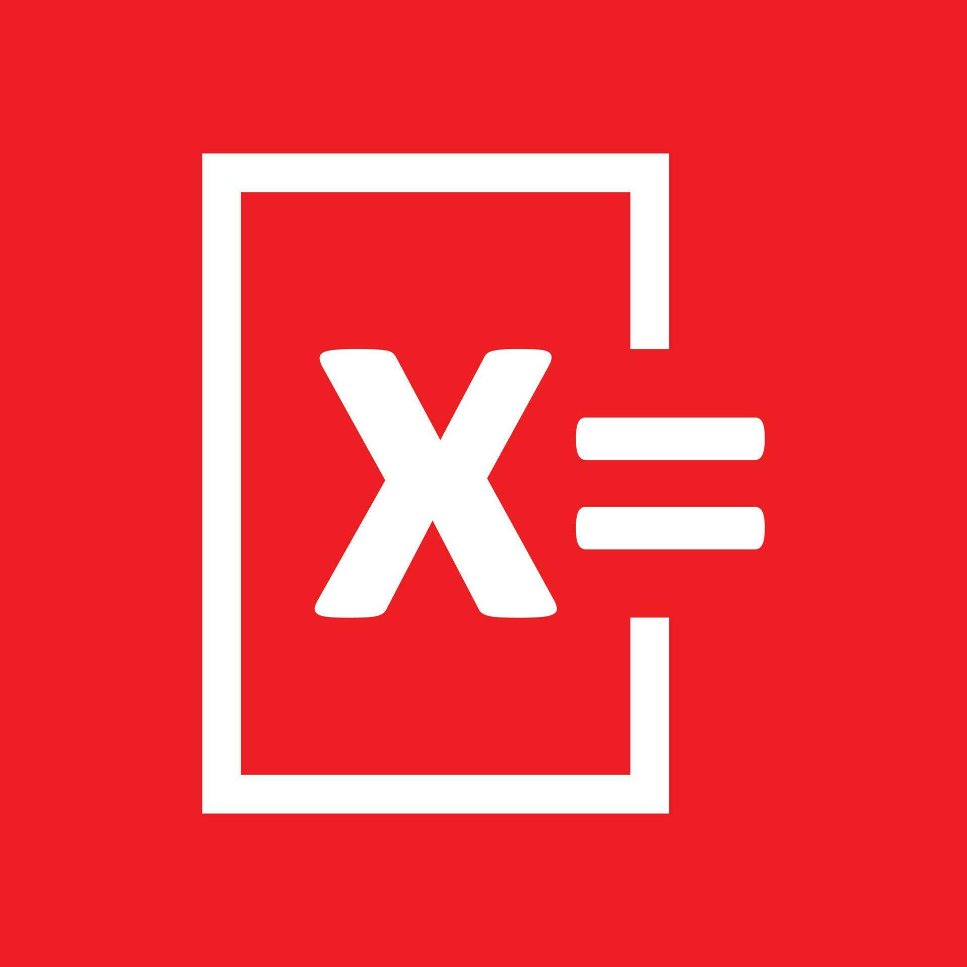 Math logo illustration. vector design for websites, apps. 9095543 ...