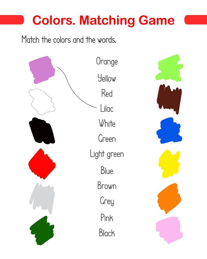 Watercolor Swatches Matching Game Watercolor Swatches Matching Game