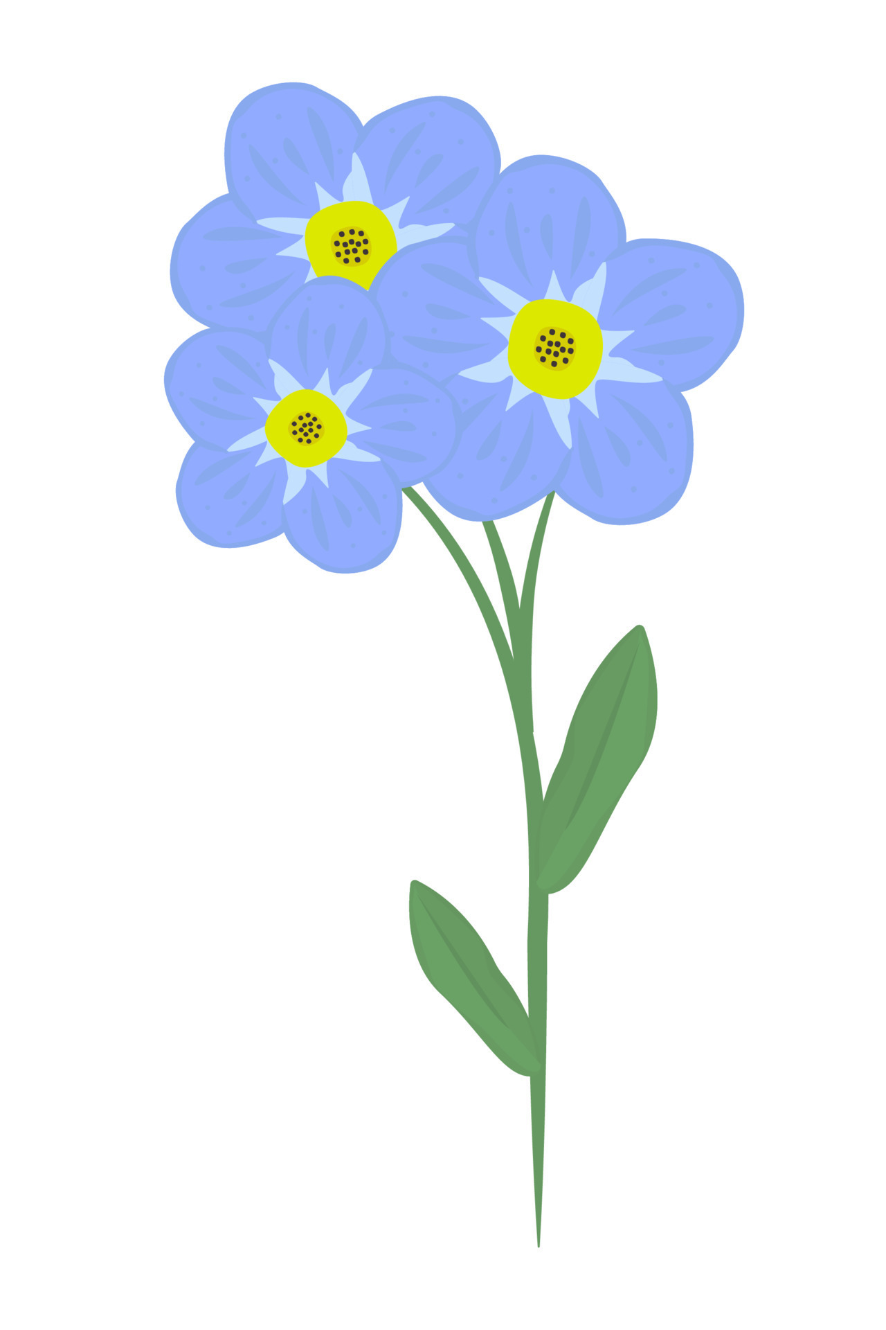 Single flower 9095666 Vector Art at Vecteezy