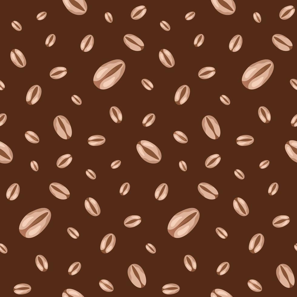 Abstract Coffee Vector Seamless Pattern