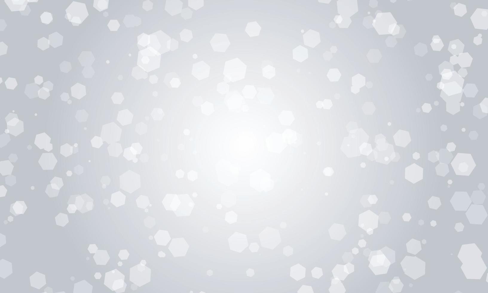 fondo abstracto de desenfoque blanco. bokeh navidad borrosa hermoso brillante luces de navidad vector