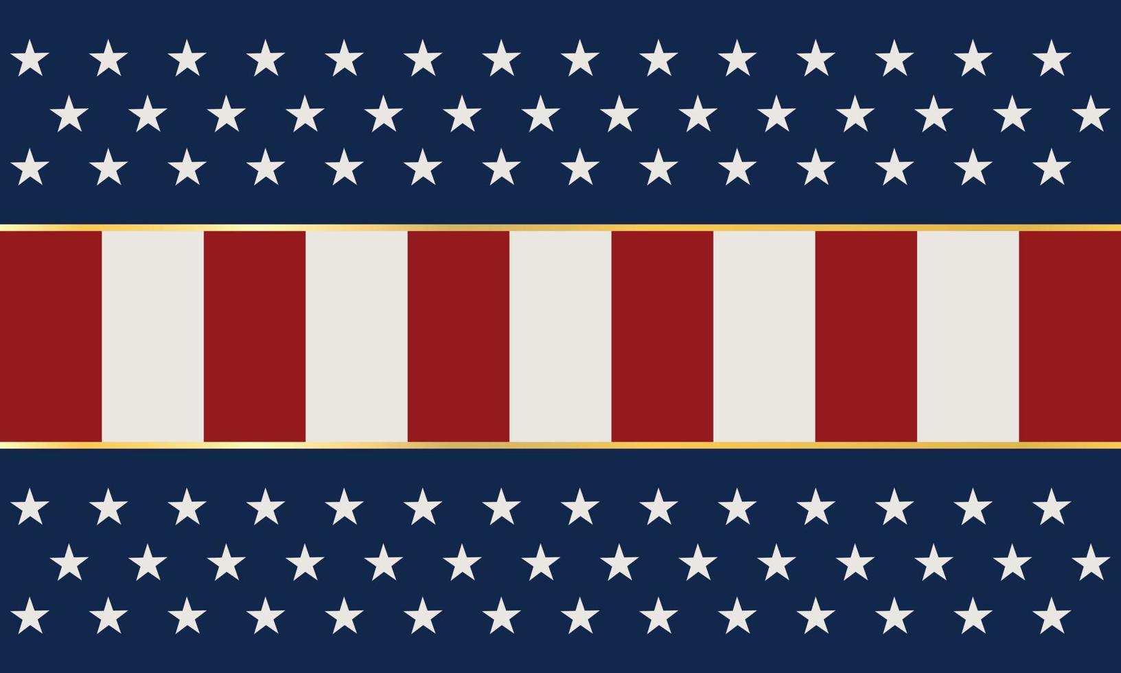 vector de fondo de banner de día de la independencia de estados unidos