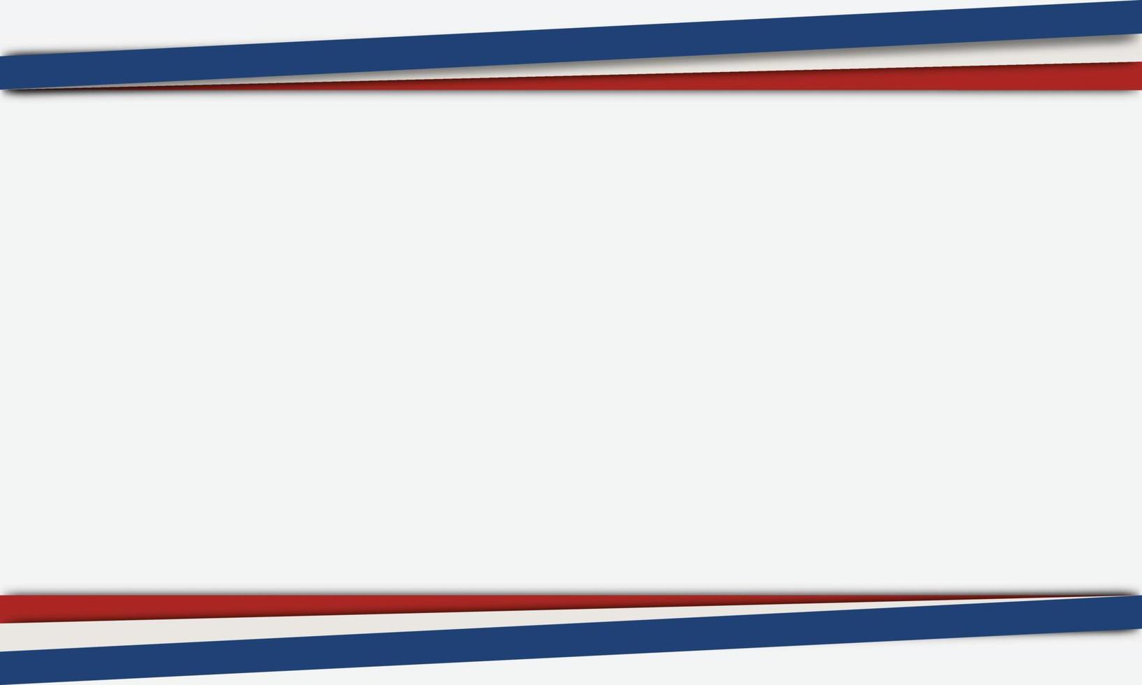 Abstract American color Patriotic symbols frame with copy space for text background. vector