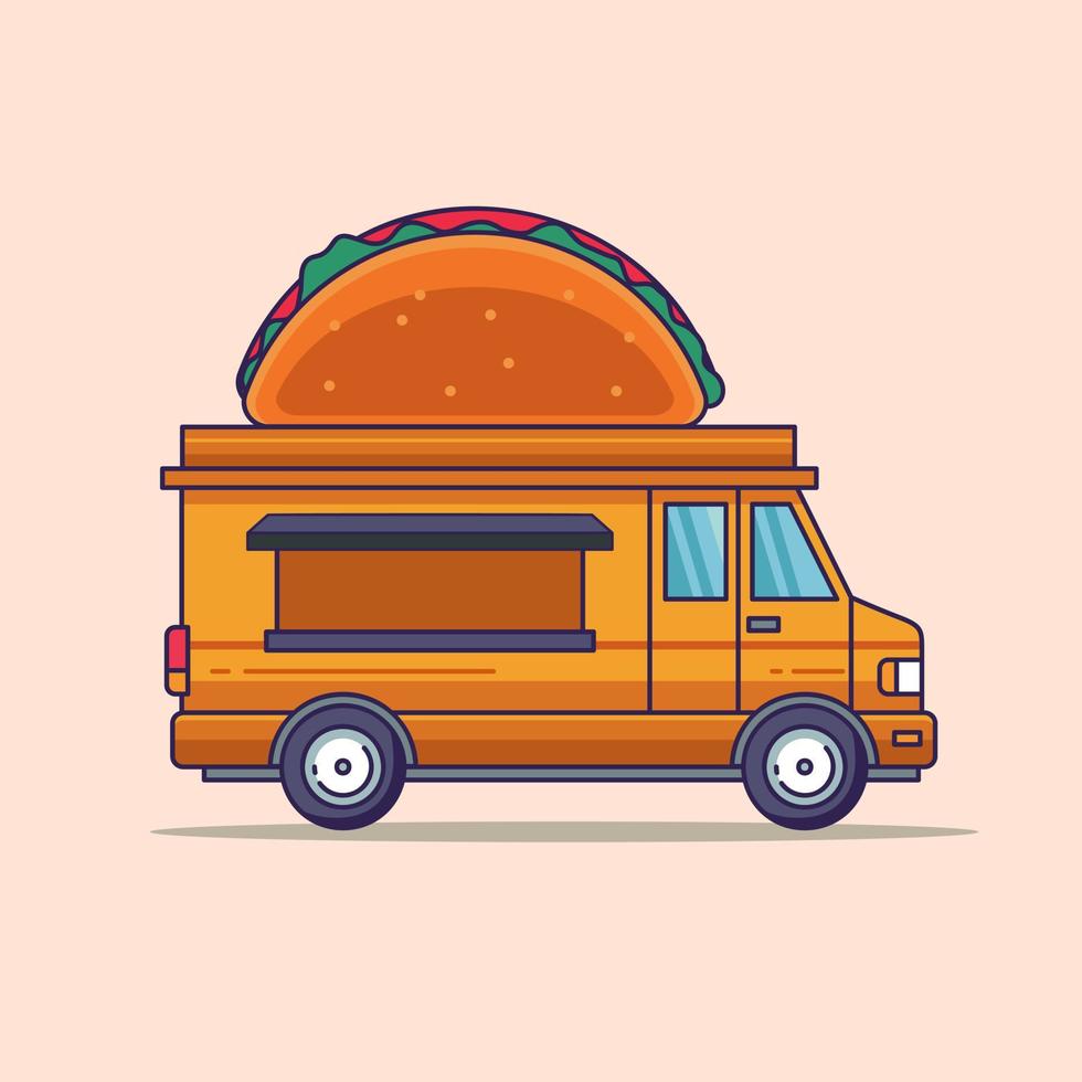 food truck 3 vector