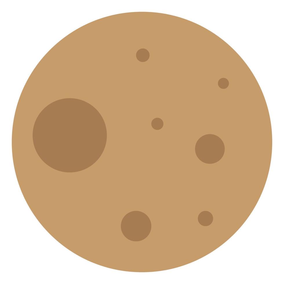 luna luna plano simple vintage luna silueta símbolo talismán bebé vivero imprimir luna plantilla icono vector