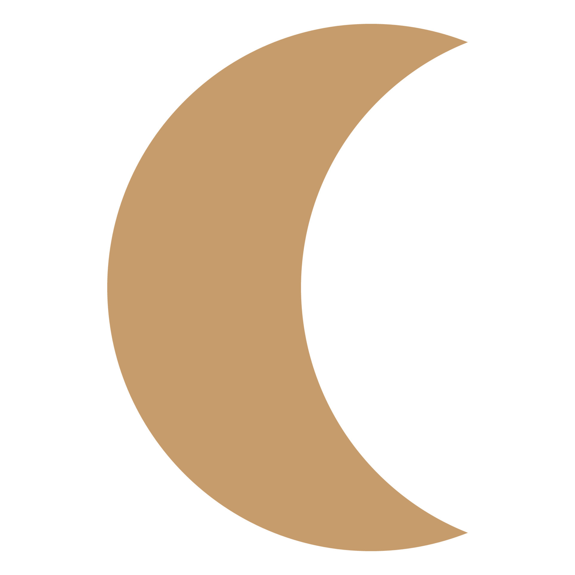 Moon Luna Flat Simple Vintage Moon Silhouette Symbol Talisman Baby