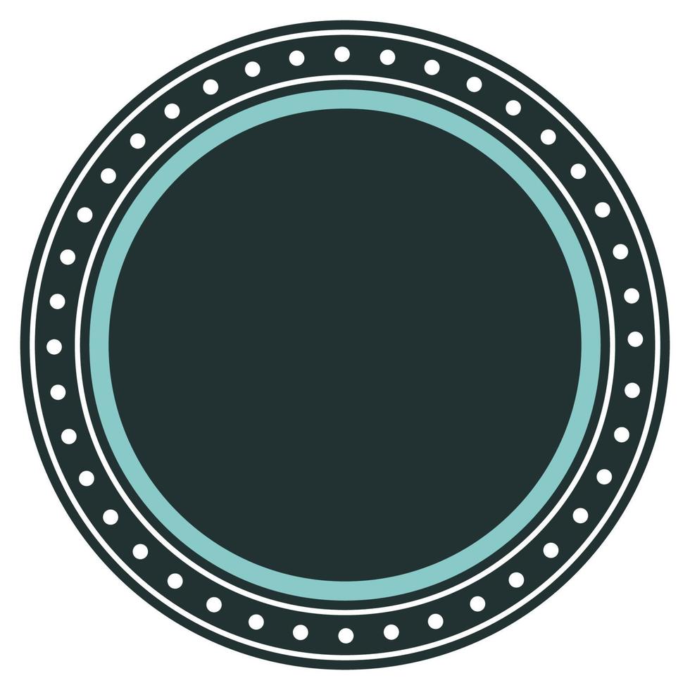Round Circle Logo Graphic Symbol. Round Abstract Minimalist Shape Pattern for T Shirt Print, Wallpaper Decoration, Logo. vector