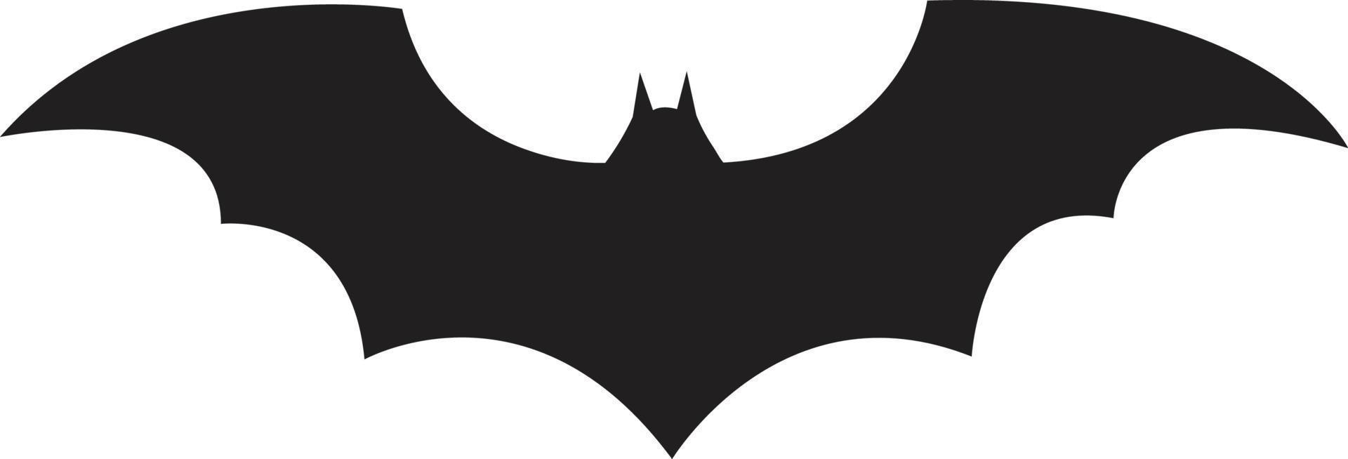 Ilustración de vector de icono de murciélago