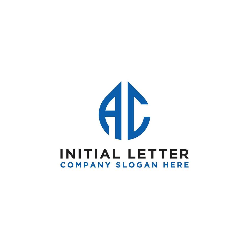 Logo design template, Letter AC. - Vector