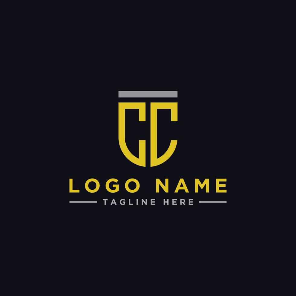 logo design inspiration for companies from the initial letters of the CC logo icon. -Vector vector