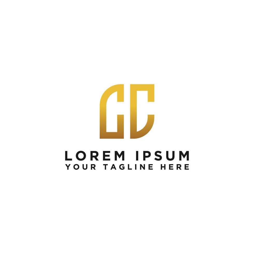 logo design inspiration for companies from the initial letters of the CC logo icon. -Vector vector