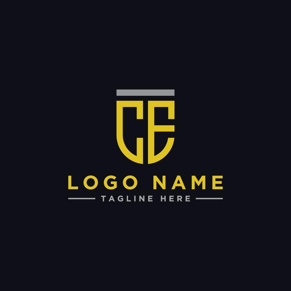 inspiring logo designs for companies from the initial letters of the CE logo icon. -Vectors vector