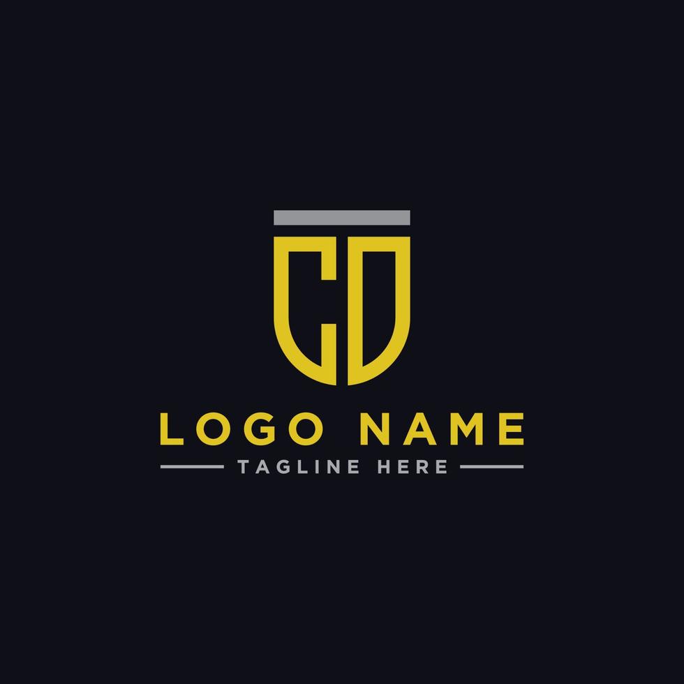 CD letters Initial icon, Monogram.- Vector inspiration logo design - Vector