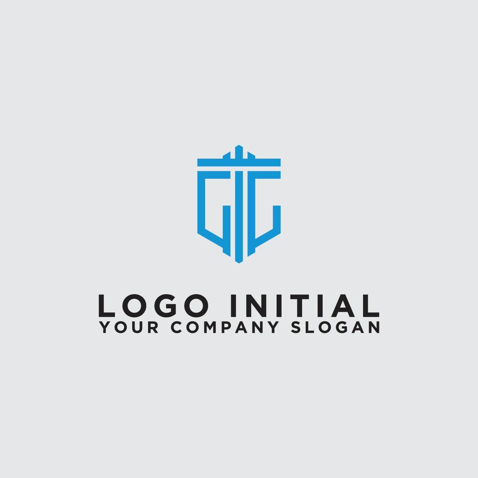logo design inspiration for companies from the initial letters of the CC logo icon. -Vector vector