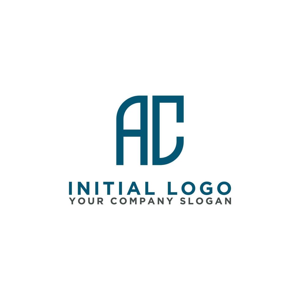 Logo design template, Letter AC. - Vector