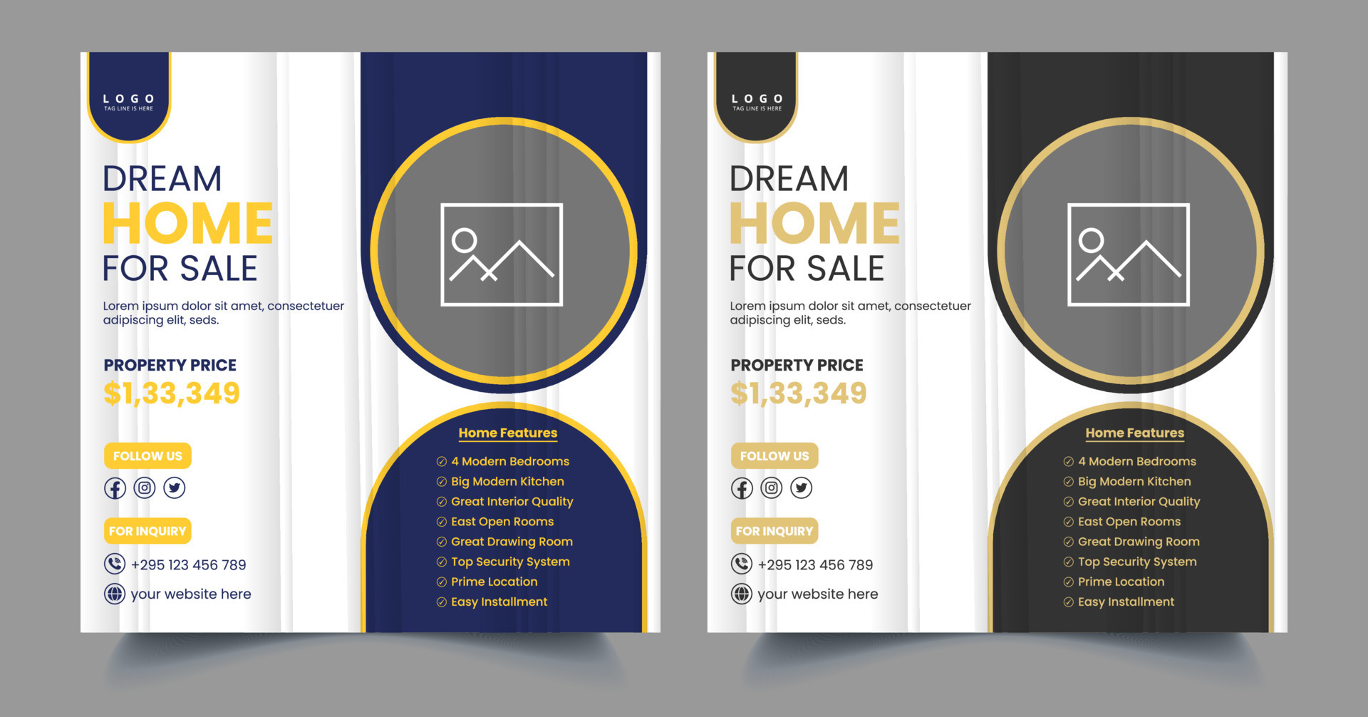 Real estate social media marketing template 9097771 Vector Art at Vecteezy
