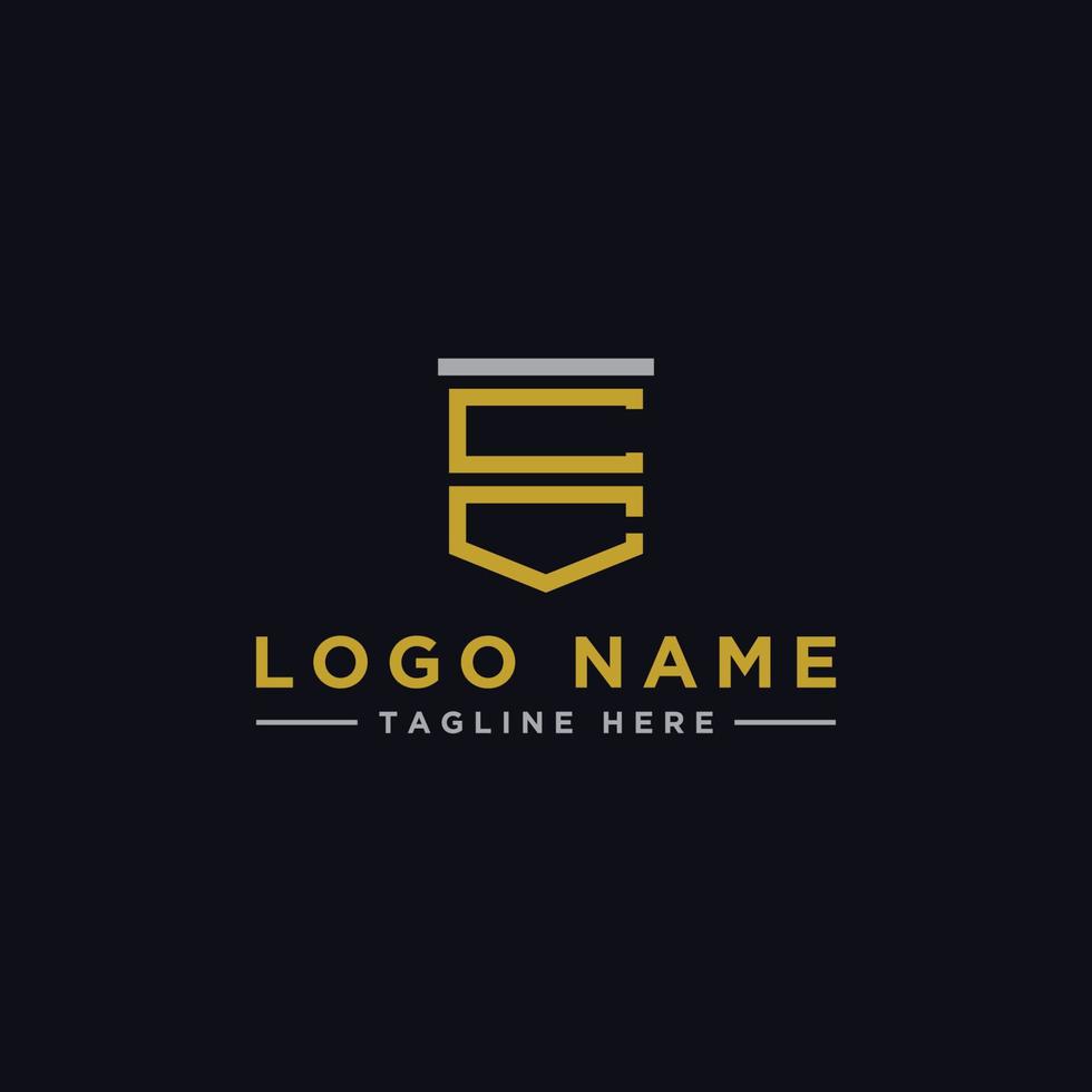 logo design inspiration for companies from the initial letters of the CC logo icon. -Vector vector