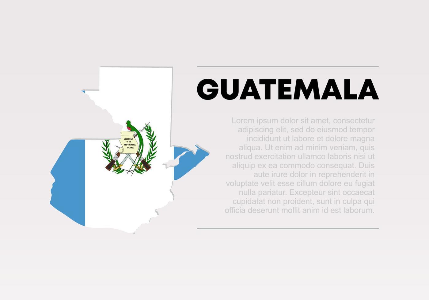 Guatemala independence day for national celebration on september 15 vector