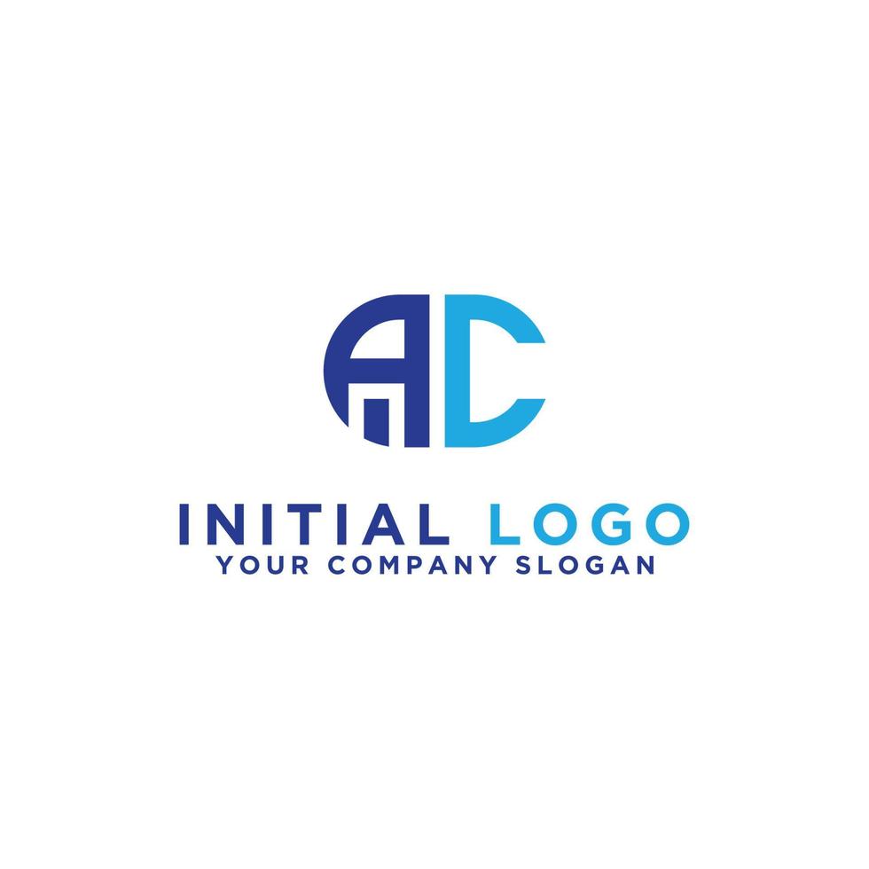 Logo design template, Letter AC. - Vector