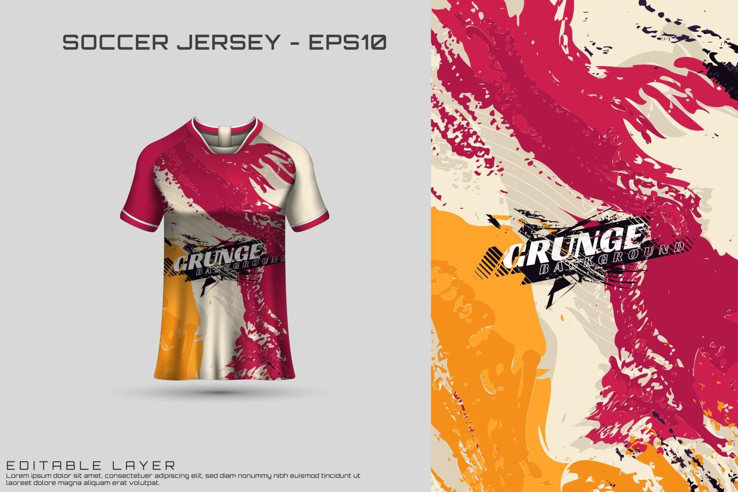 Sports jersey design. Sports design for football, racing, gaming jersey. Vector. vector