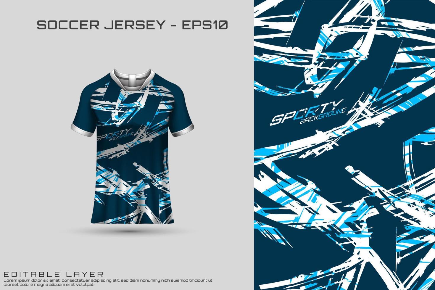 Sports jersey design. Sports design for football, racing, gaming jersey. Vector. vector