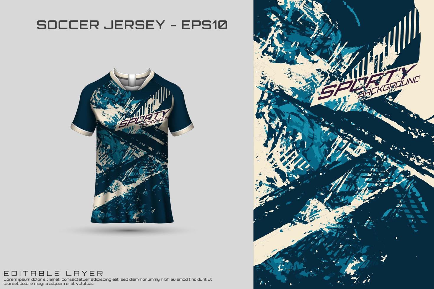 Sports jersey design. Sports design for football, racing, gaming jersey. Vector. vector