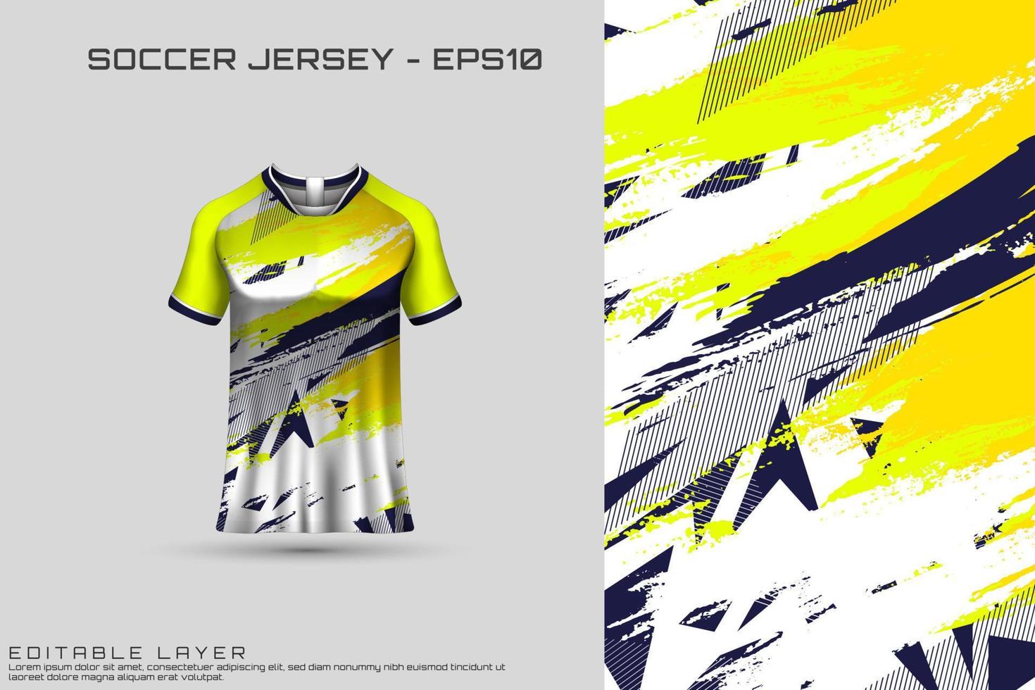 diseño de camiseta deportiva. diseño deportivo para fútbol, carreras, camisetas de juego. vector. vector