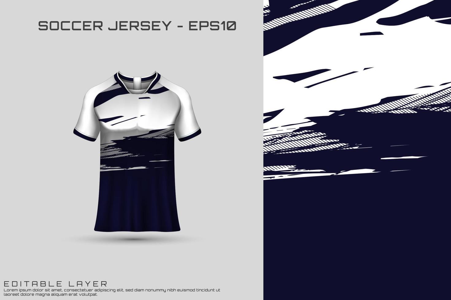 diseño de camiseta deportiva. diseño deportivo para fútbol, carreras, camisetas de juego. vector. vector