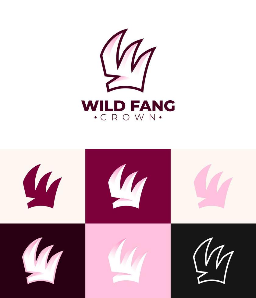 fangs logo, animal logo, wild logo, fangs vector