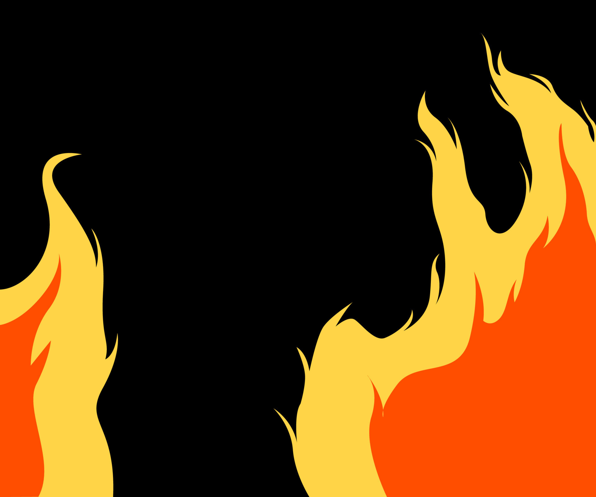 fire, flame in dark background, art, wave art design, vector abstract