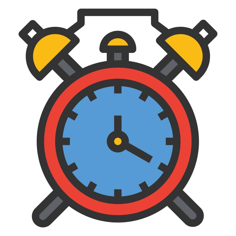 Clock education icon vector .