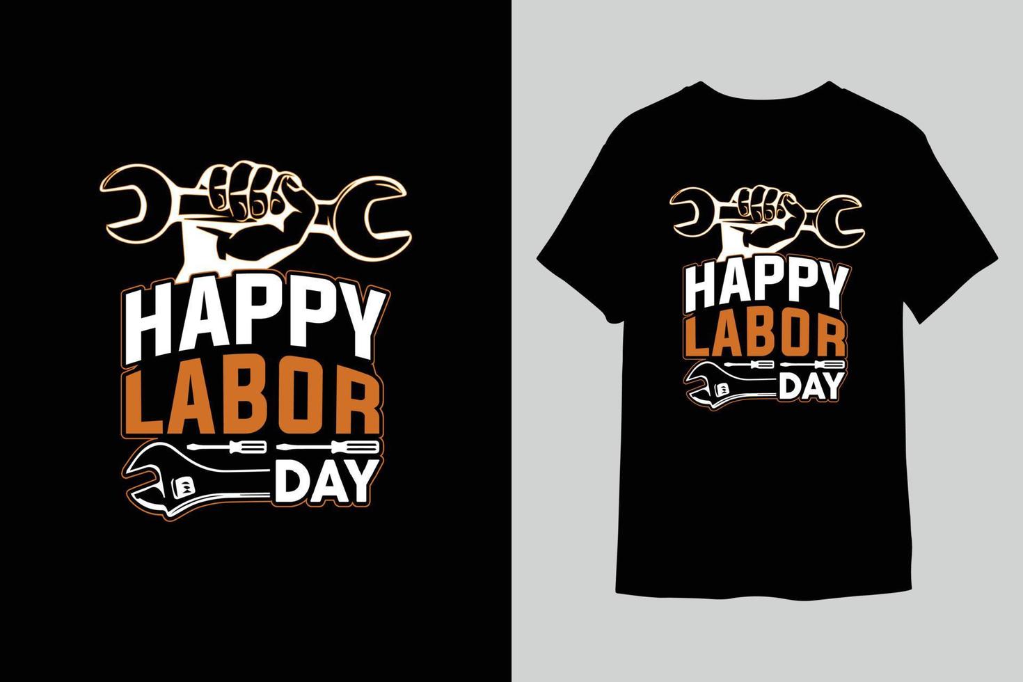 Labor day t-shirt design vector