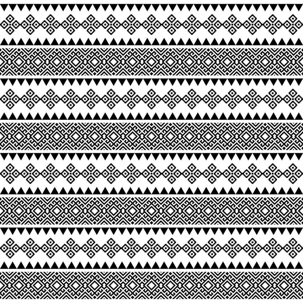 Geometric ethnic tribal seamless pattern. Background for fabric, wallpaper, card template, wrapping paper, carpet, textile, cover. tattoo style pattern vector