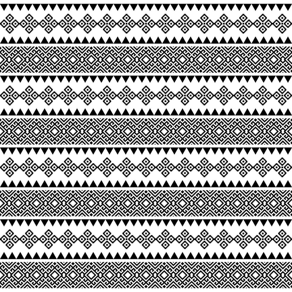 patrón geométrico tribal étnico sin costuras. fondo para tela, papel tapiz, plantilla de tarjeta, papel envolvente, alfombra, textil, cubierta. patrón de estilo de tatuaje vector