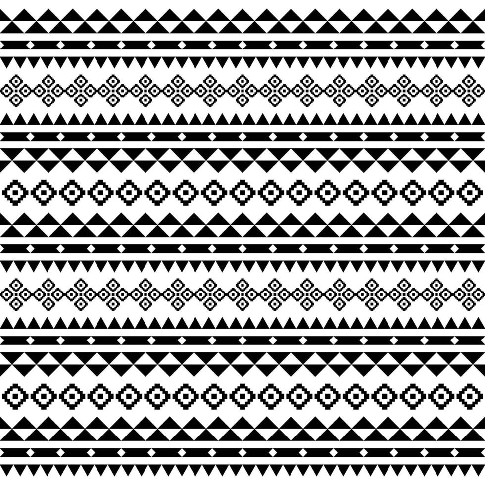 patrón geométrico tribal étnico sin costuras. fondo para tela, papel tapiz, plantilla de tarjeta, papel envolvente, alfombra, textil, cubierta. patrón de estilo de tatuaje vector