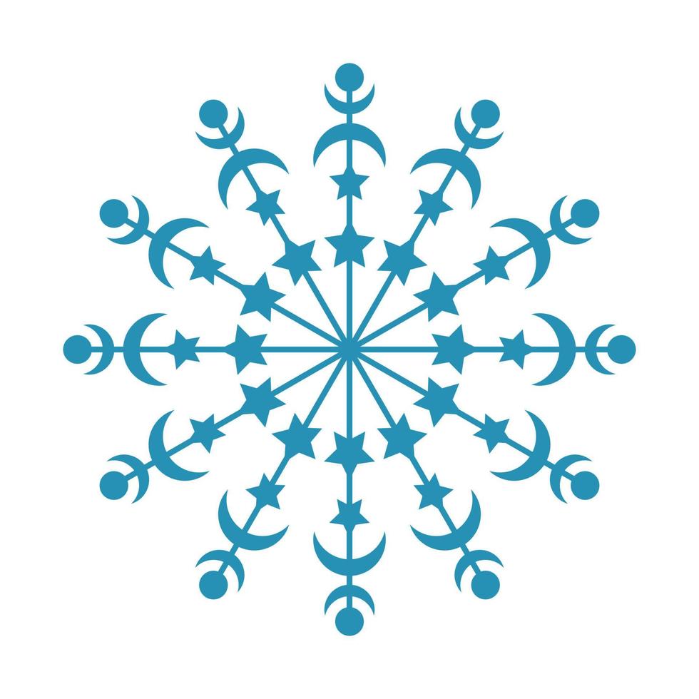 icono de símbolo de encaje de círculo redondo de mandala. plantilla de mandala oriental abstracta. icono de elemento elegante patrón arabesco estilo yoga vector