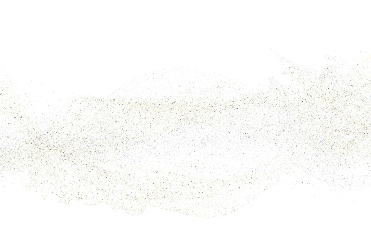Light silver gold dust. Vector