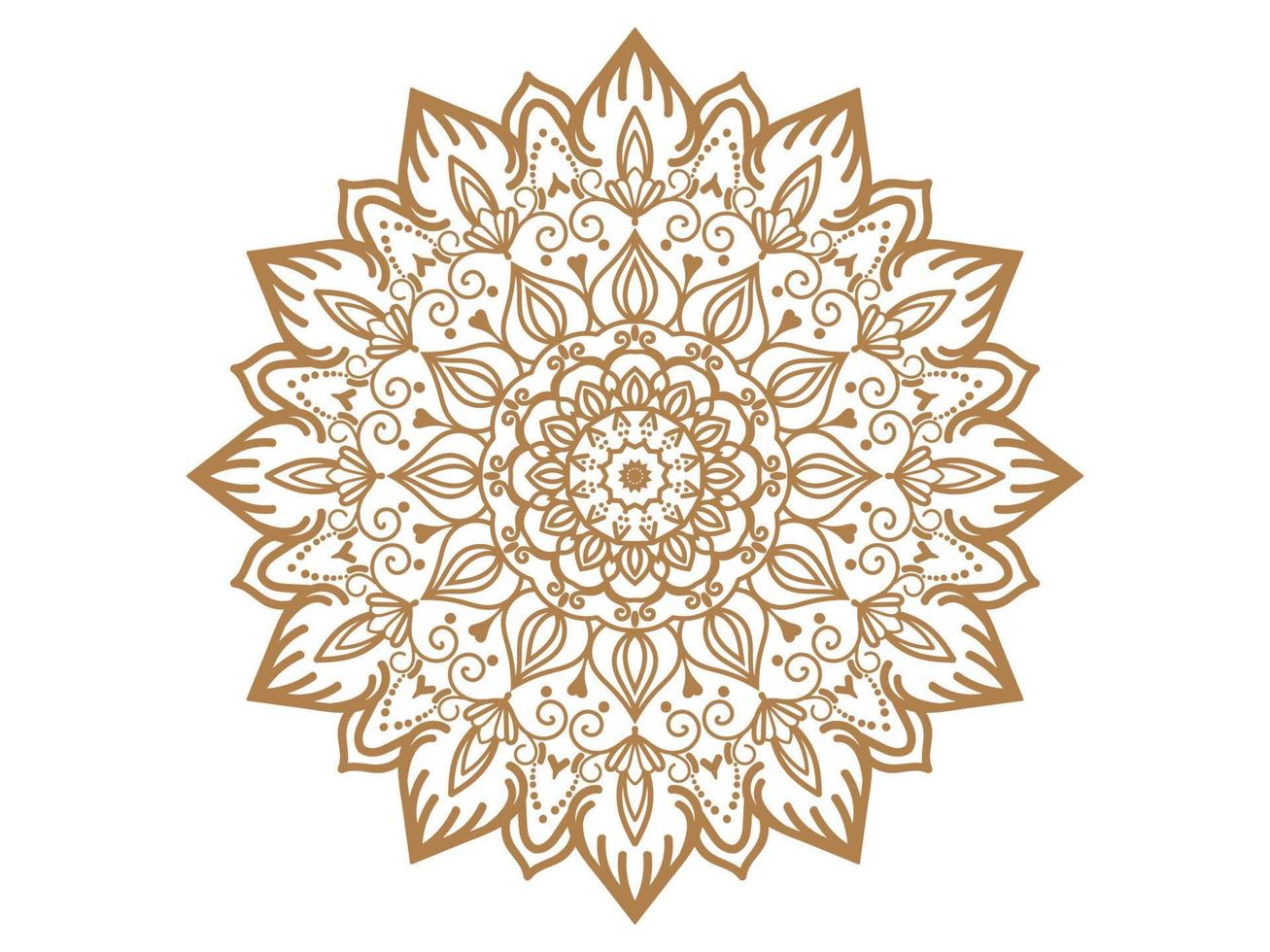 mandala vector diseño ornamental de lujo