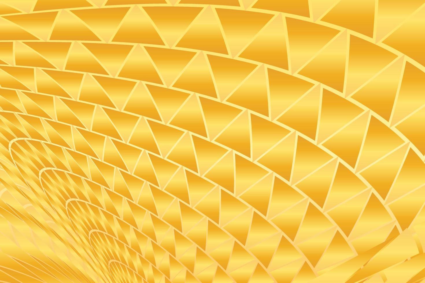 Realistic golden luxury geometric background vector