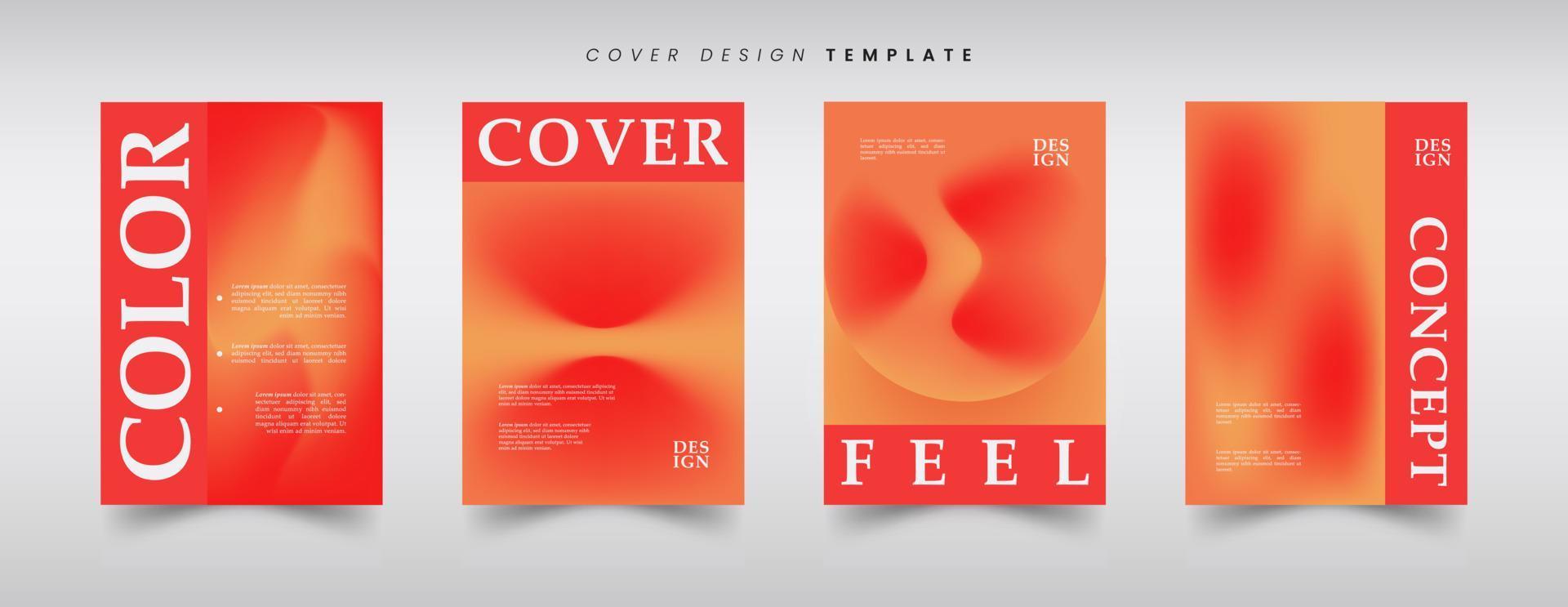 modern design template concept with mesh, wave, gradient, minimalist and modern. suitable for books, posters, flyers, prints, etc. vector