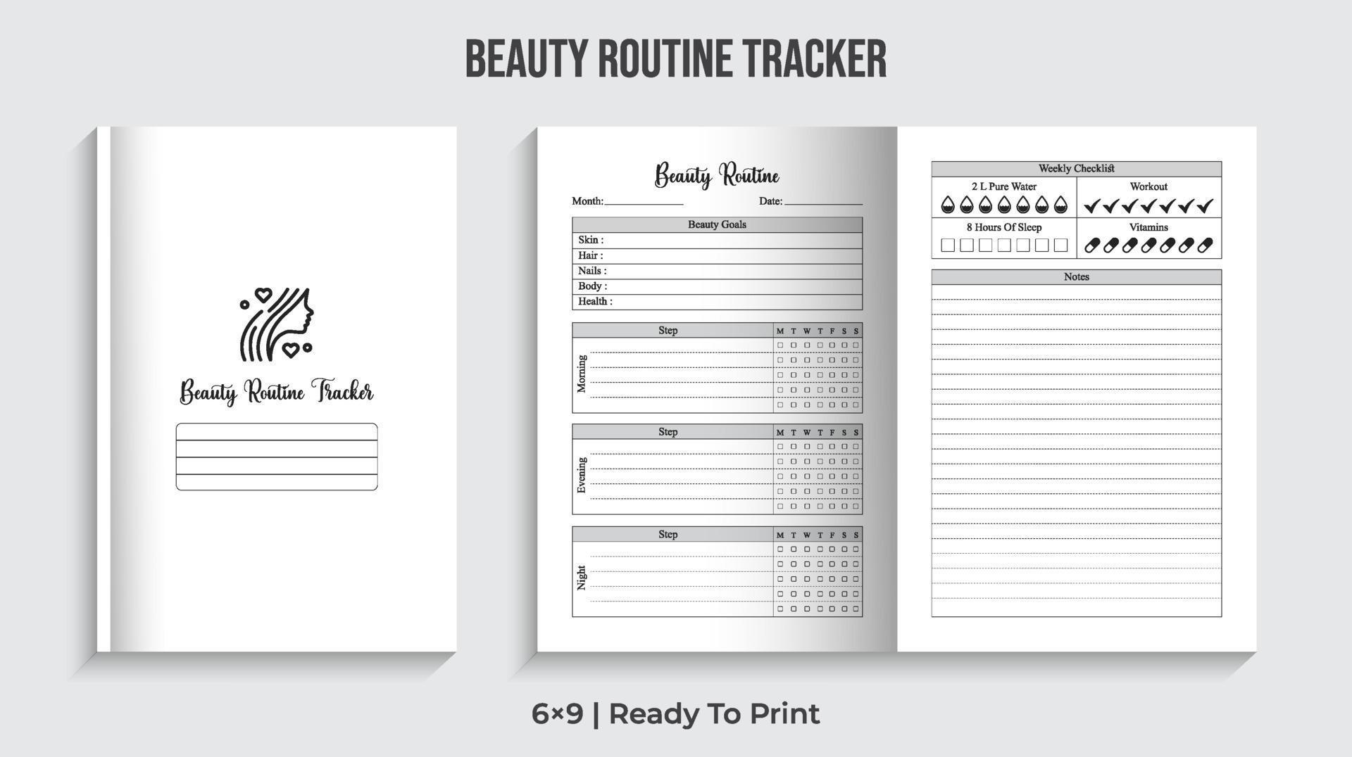 Beauty Routine Tracker. Beauty Log book. Makeup Tracker Pro Download